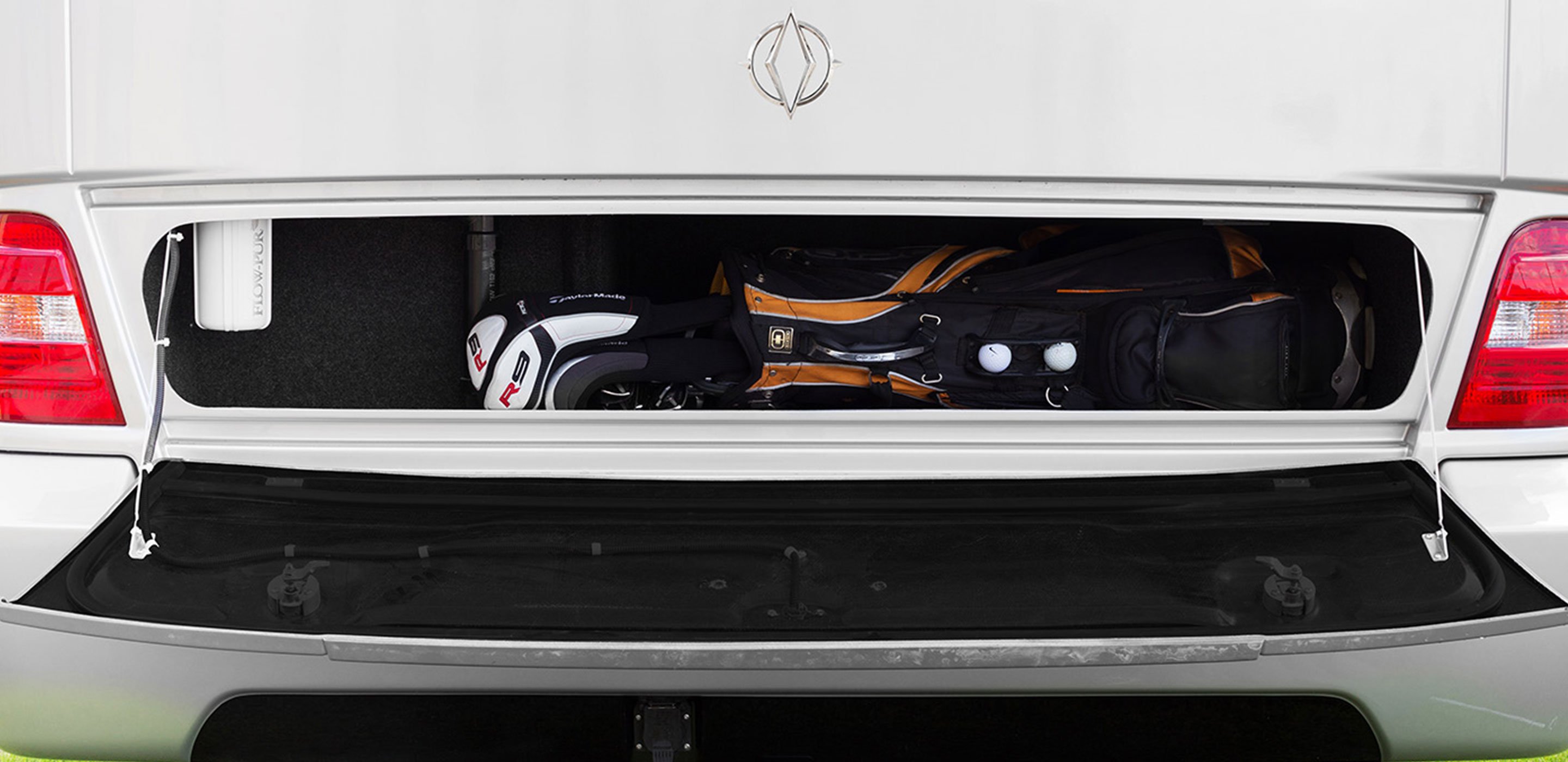 2016 Libero Exterior Storage shown in Silver.