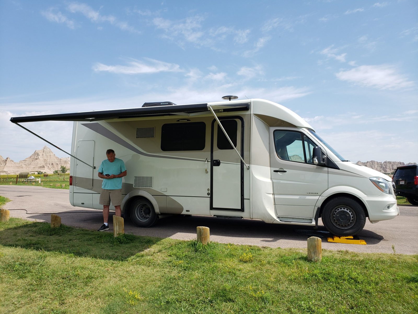 Campsite at Badlands National Park