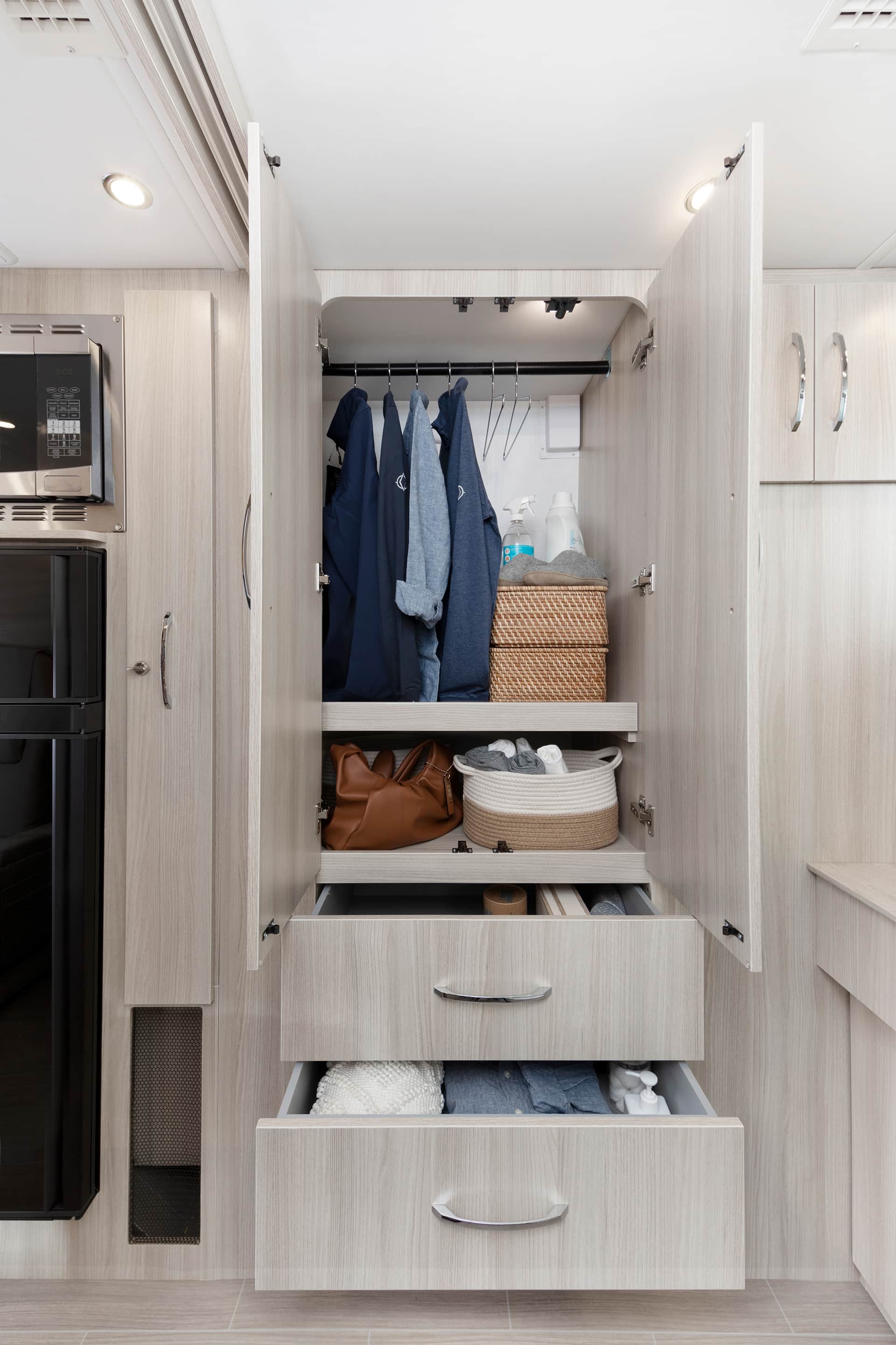 An Abundance of Interior and Exterior Storage