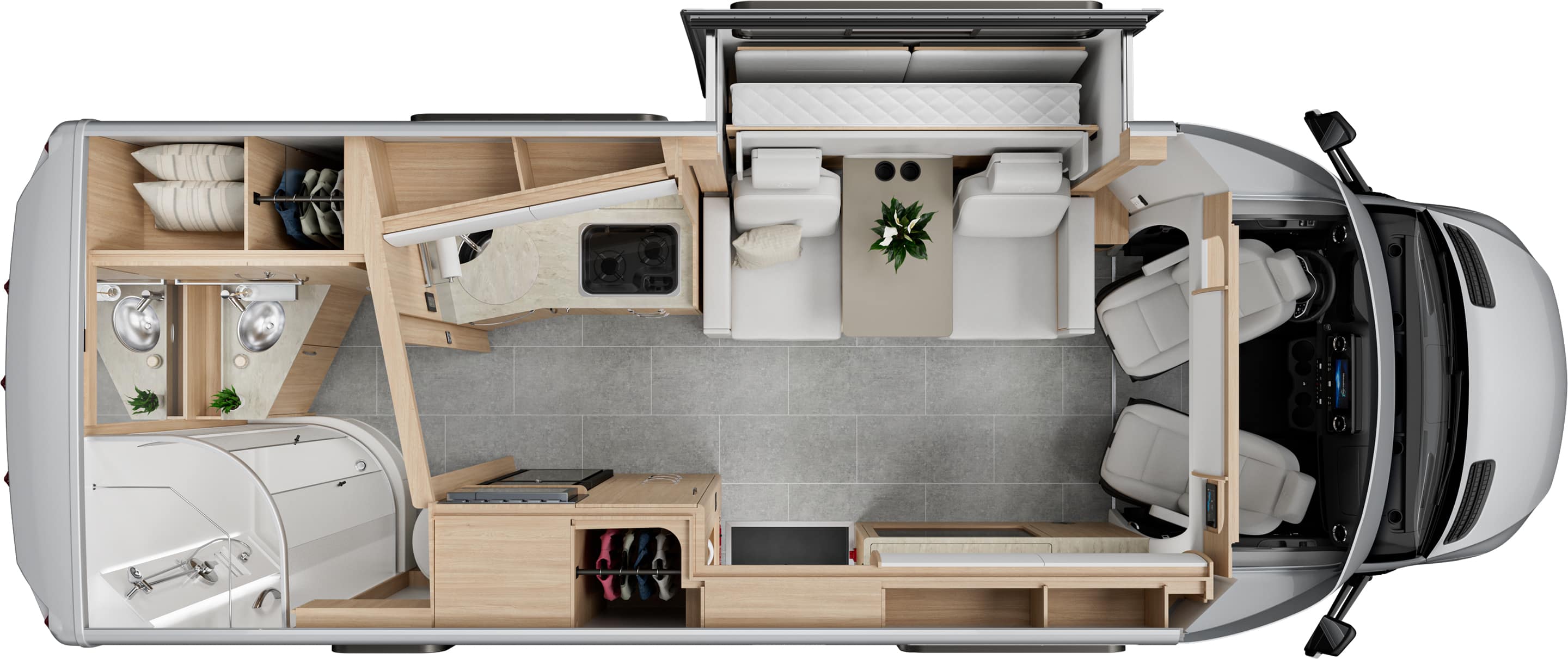 Unity Murphy Bed Lounge Floorplan