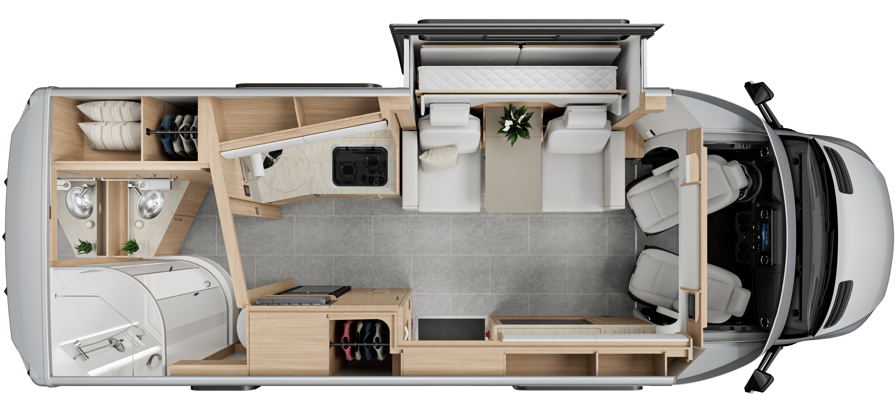 Unity Murphy Bed Lounge Floorplan